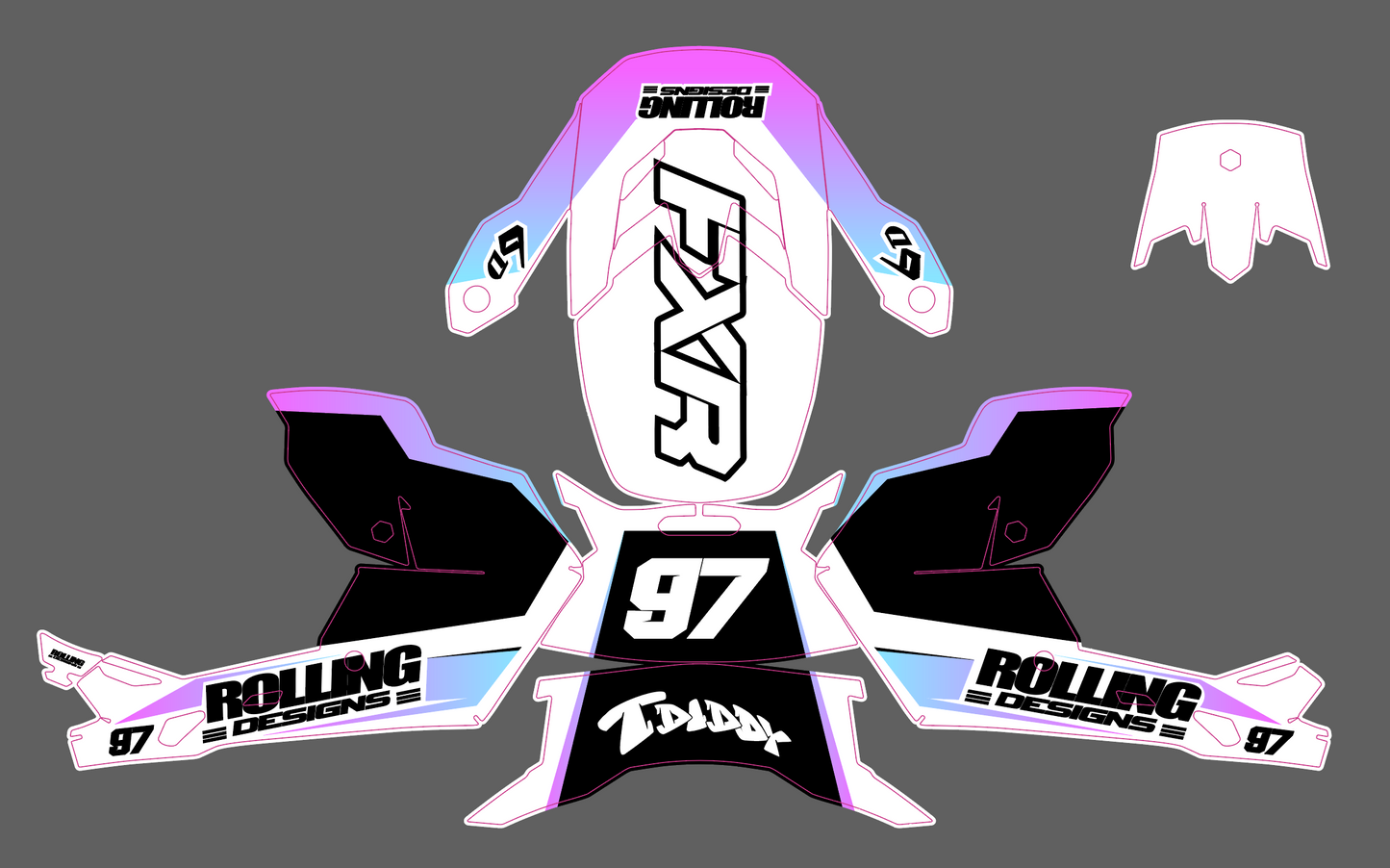 6D ATR-3 Semi Custom Wrap