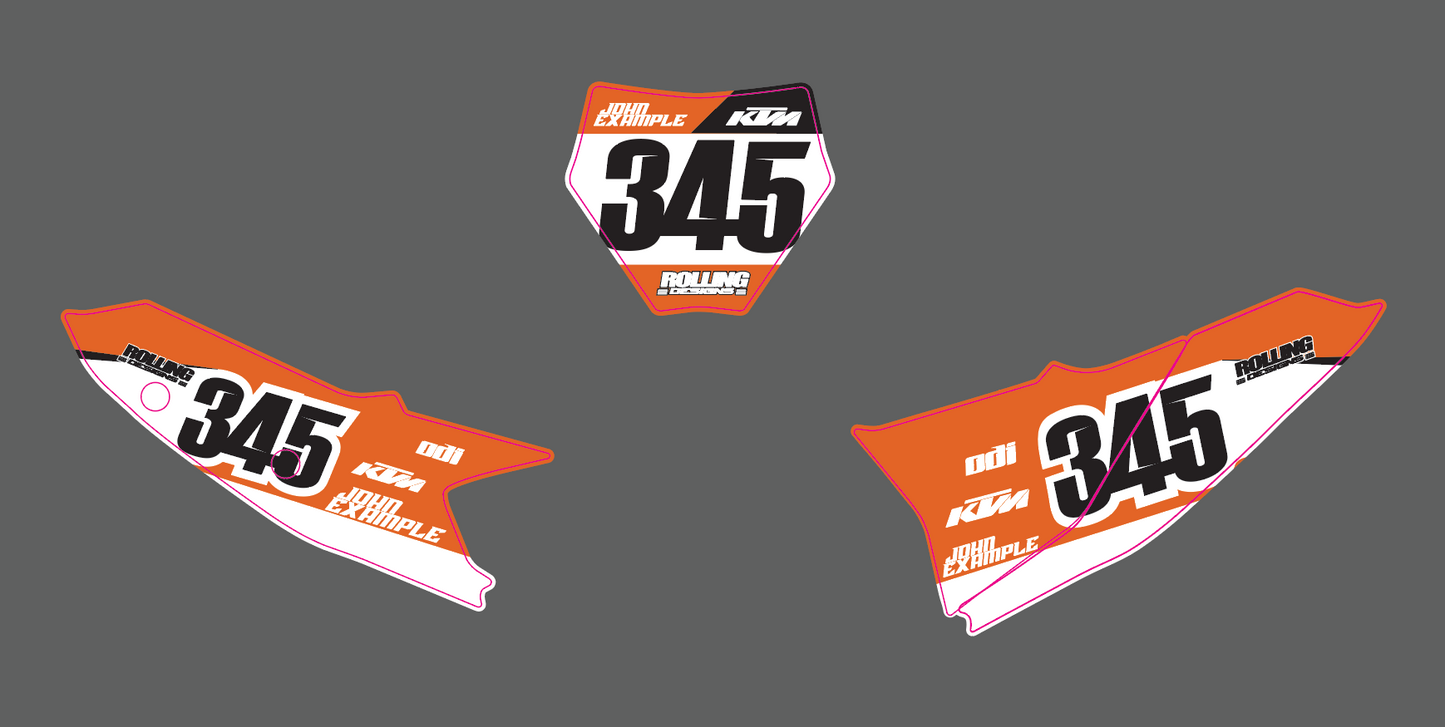 Custom Moto Number Plates