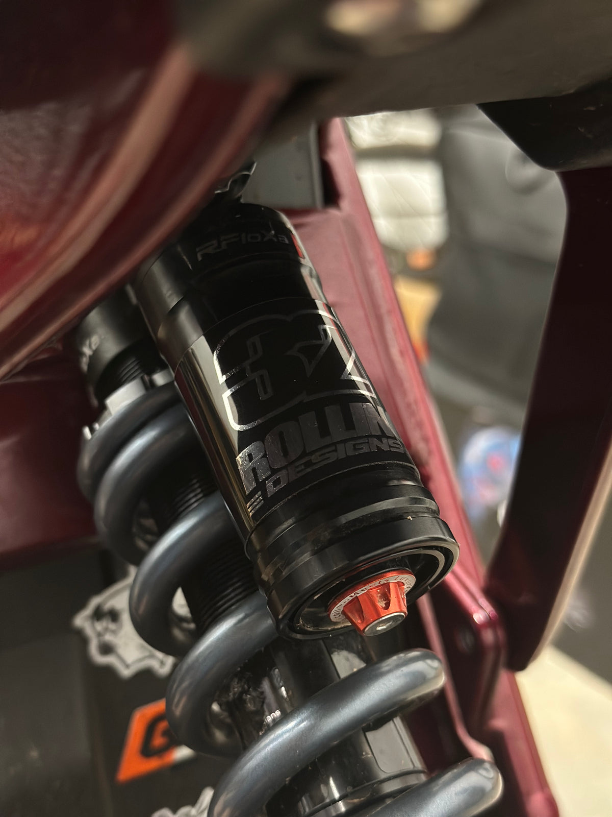 Shock Line Sticker E Bike Shock Sticker – Rolling Designs MX