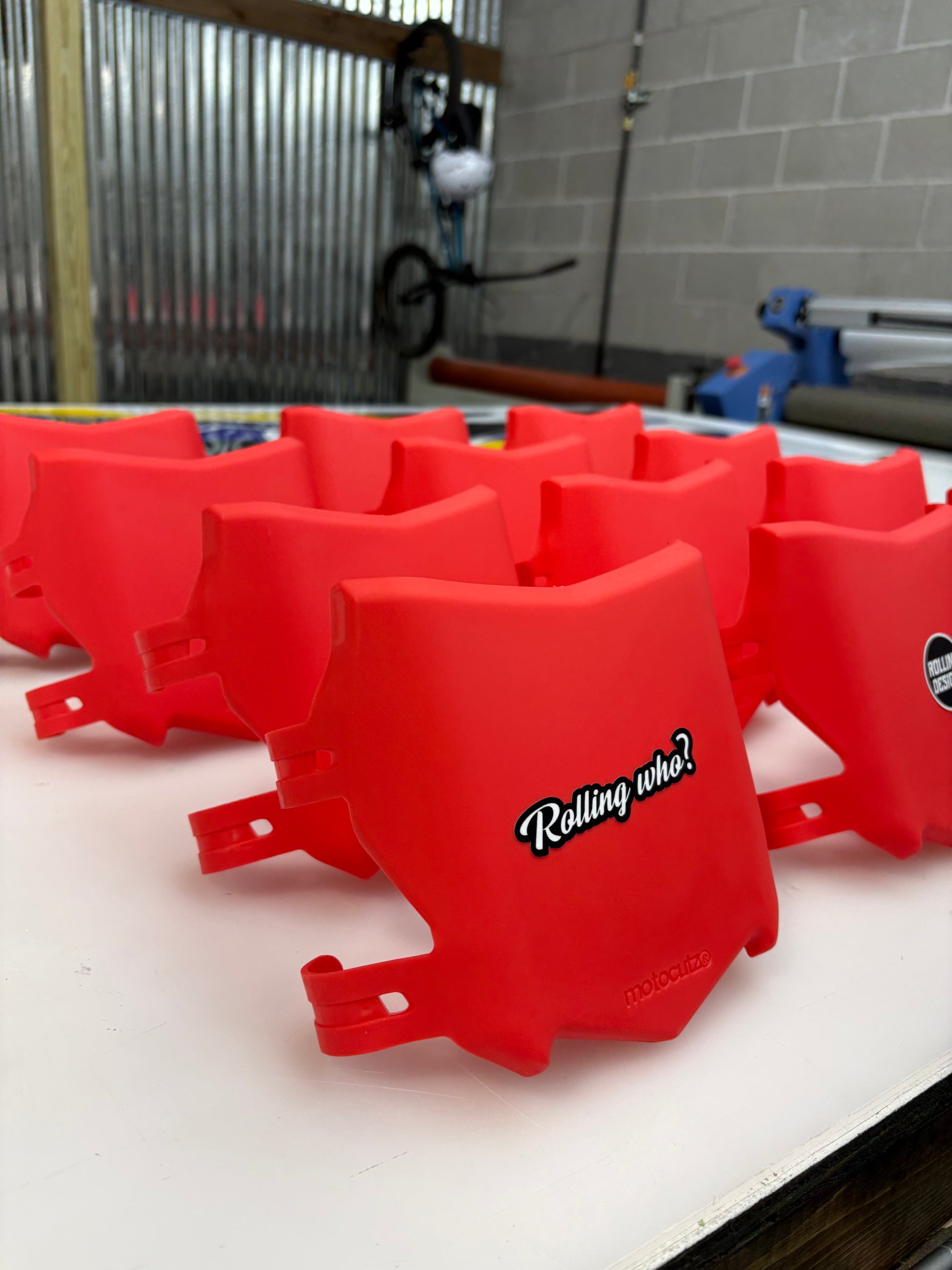 Surron Rear Plate Vented Surron Plate Red – Rolling Designs MX